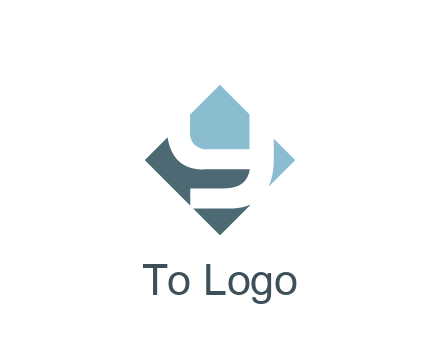 negative spacing letter Y in rhombus