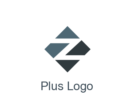 negative spacing letter Z in rhombus