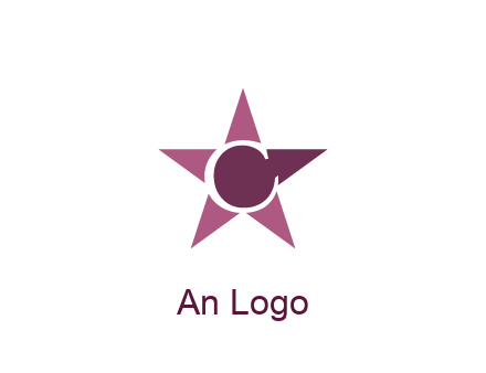 letter C in star