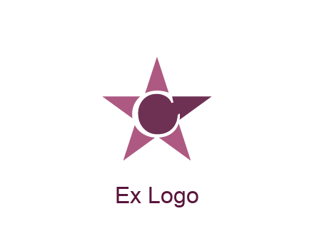 letter C in star
