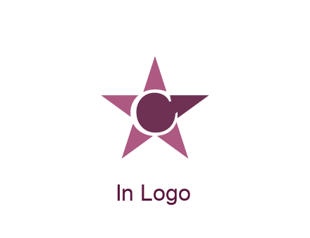 letter C in star