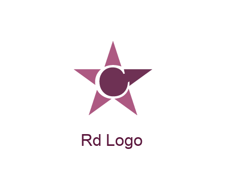 letter C in star