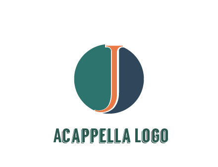 letter J in circle