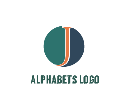 letter J in circle