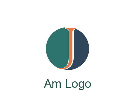 letter J in circle