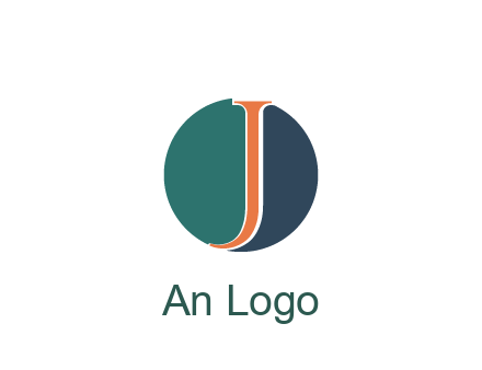 letter J in circle