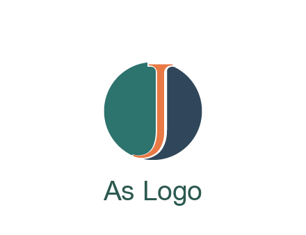 letter J in circle