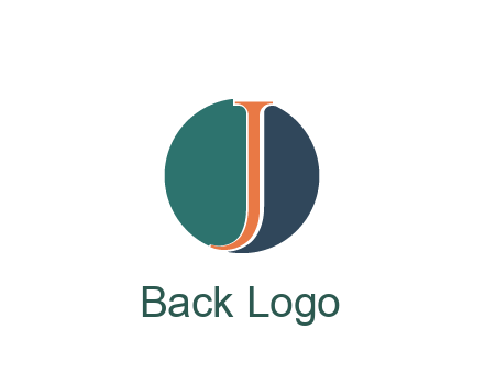 letter J in circle