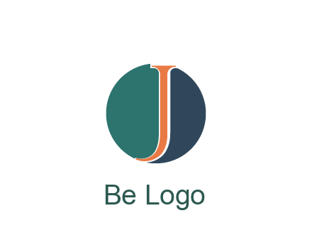 letter J in circle