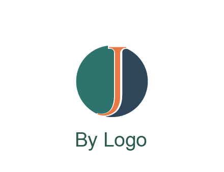 letter J in circle