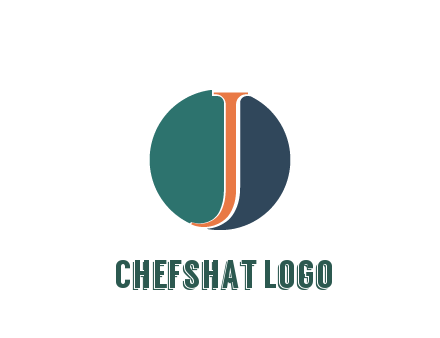 letter J in circle