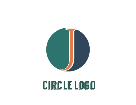 letter J in circle
