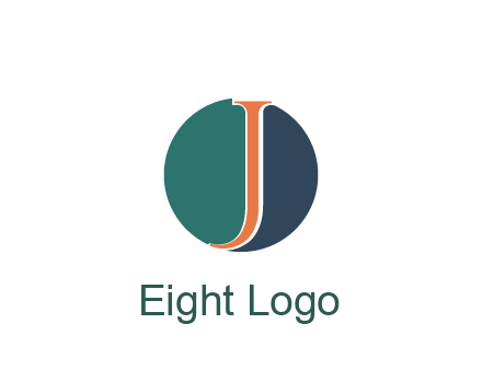 letter J in circle