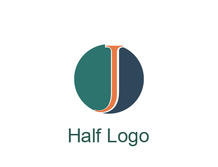 letter J in circle