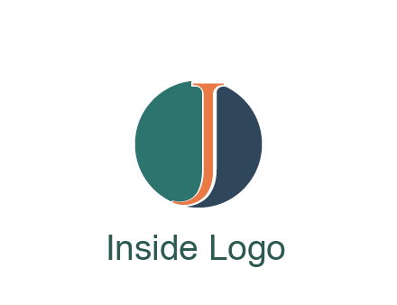 letter J in circle
