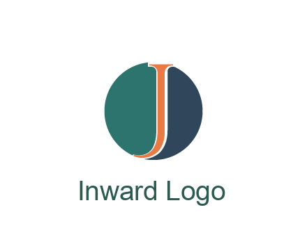 letter J in circle