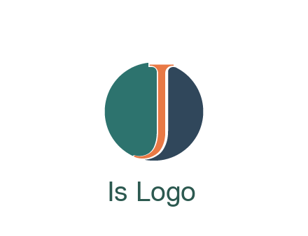 letter J in circle