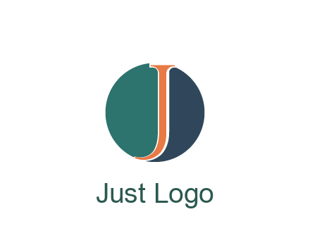 letter J in circle