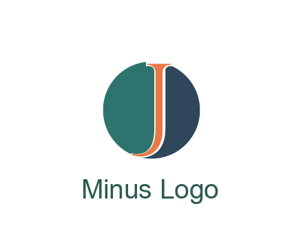 letter J in circle