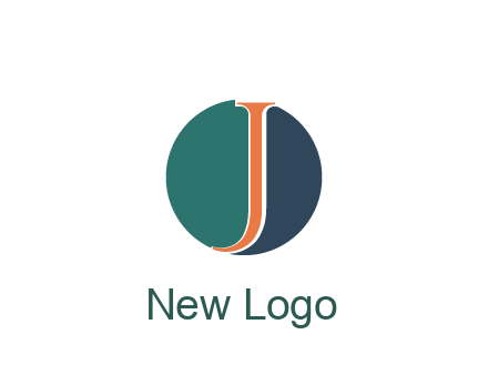 letter J in circle