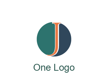 letter J in circle