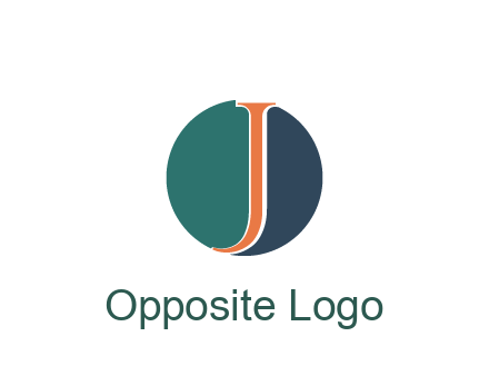letter J in circle