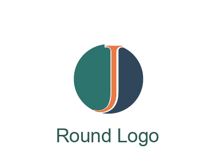letter J in circle