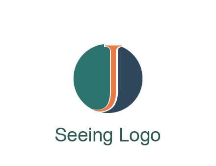 letter J in circle