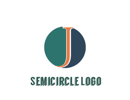 letter J in circle