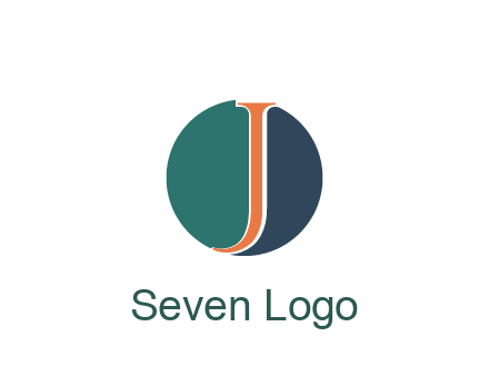 letter J in circle