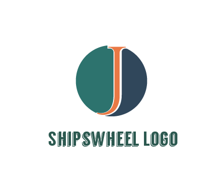 letter J in circle