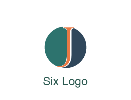 letter J in circle
