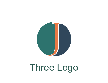 letter J in circle