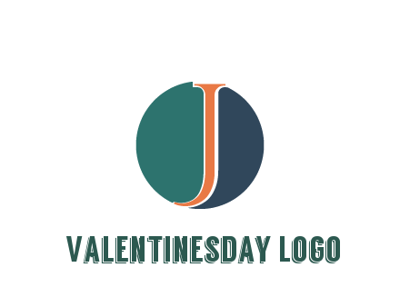 letter J in circle