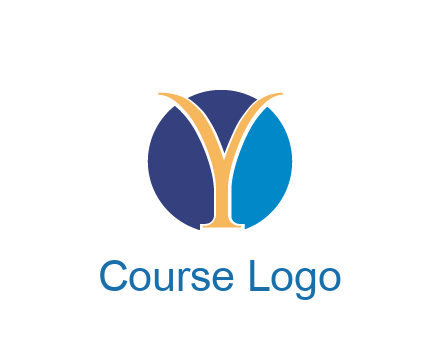 letter Y in circle
