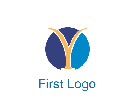 letter Y in circle