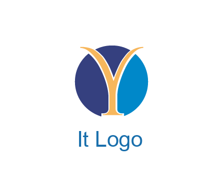 letter Y in circle