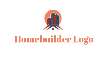 sun behind skyscraper and houses