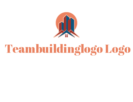 sun behind skyscraper and houses