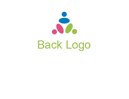 people icon rotating forming triangle