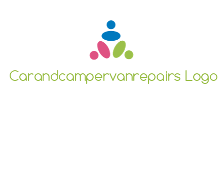 people icon rotating forming triangle