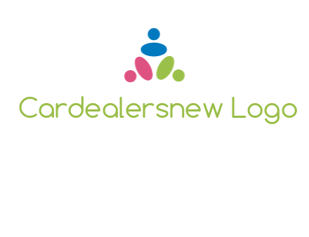 people icon rotating forming triangle
