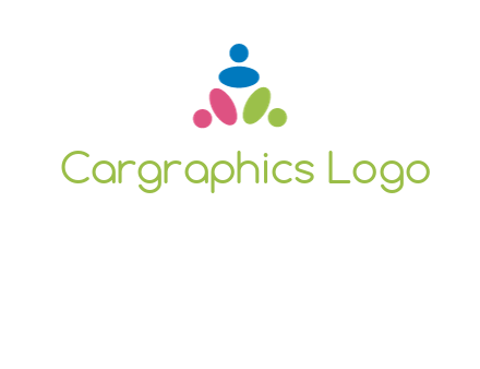 people icon rotating forming triangle
