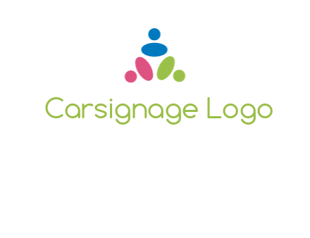 people icon rotating forming triangle