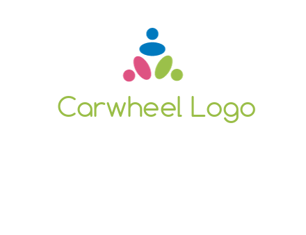 people icon rotating forming triangle