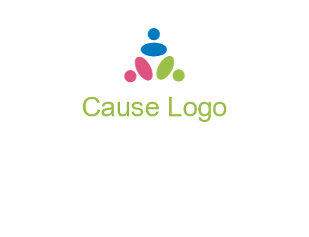 people icon rotating forming triangle
