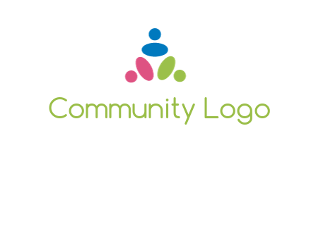 people icon rotating forming triangle