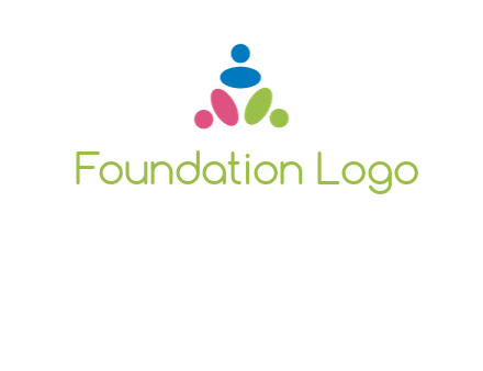 people icon rotating forming triangle