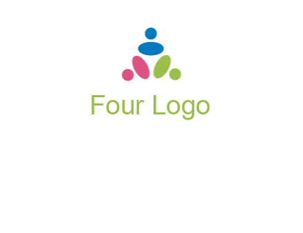 people icon rotating forming triangle