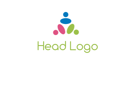 people icon rotating forming triangle